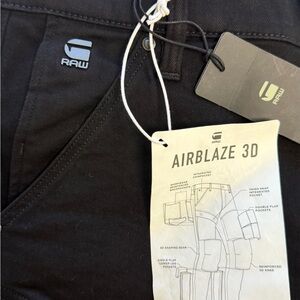 G-Star Raw Men's Skinny Jeans - Black stretch Super Nero Black